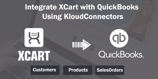 Integrate X-Cart with QuickBooks Online using KloudConnectors !
